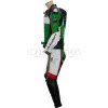 RTX GP Tech Green Racing Leather Motorcycle Suit